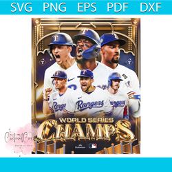 Texas Rangers Are WorldSeries Champions 2023 PNG File
