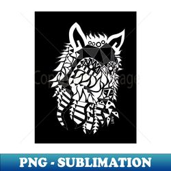 lone biker wolf pet in ecopop mexican pattern wallpaper - creative sublimation png download - perfect for sublimation mastery