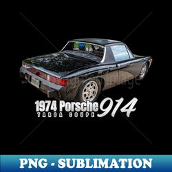 1974 Porsche 914 Targa Coupe - High-Resolution PNG Sublimation File - Perfect for Personalization
