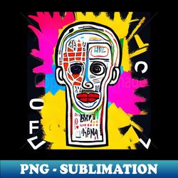 Artistic Graffiti Character - High-Resolution PNG Sublimation File - Revolutionize Your Designs