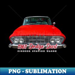 1961 Dodge Dart Pioneer Station Wagon - PNG Transparent Sublimation File - Unleash Your Creativity
