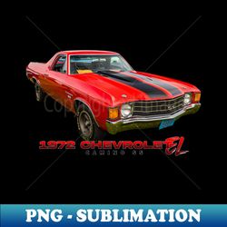 1972 Chevrolet El Camino SS - Creative Sublimation PNG Download - Transform Your Sublimation Creations