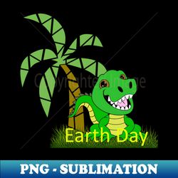 Happy Gator Earth Day - Digital Sublimation Download File - Instantly Transform Your Sublimation Projects