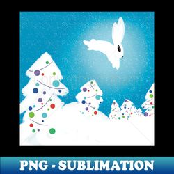 Christmas tree and rabbit - Premium Sublimation Digital Download - Perfect for Sublimation Mastery