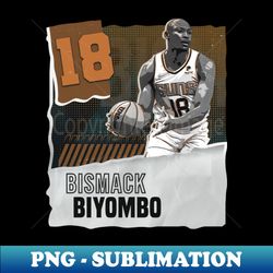 Bismack Biyombo basketball Poster Style - Digital Sublimation Download File - Revolutionize Your Designs