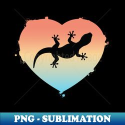 Gecko Love - PNG Transparent Digital Download File for Sublimation - Transform Your Sublimation Creations