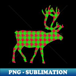 CHRISTMAS Reindeer Red And Green - Special Edition Sublimation PNG File - Add a Festive Touch to Every Day