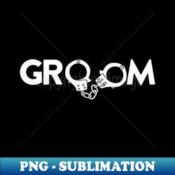 Groom Handcuffs - Elegant Sublimation PNG Download - Defying the Norms