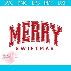 Vintage Merry Swiftmas Taylor Swift SVG File For Cricut