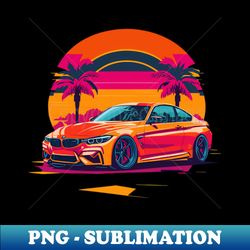 BMW M4 - PNG Transparent Sublimation File - Vibrant and Eye-Catching Typography