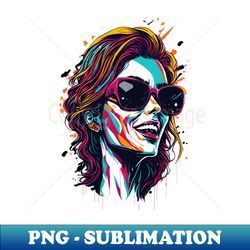 Crazy happy woman - Creative Sublimation PNG Download - Transform Your Sublimation Creations