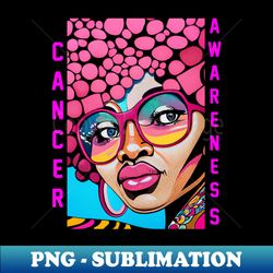 Breast Cancer Awareness Woman October Pink - Stylish Sublimation Digital Download - Transform Your Sublimation Creations