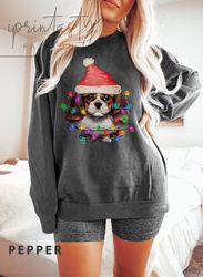 Spaniel Dog Christmas Sweatee, Cocker Spaniel Christmas Sweatshirt, Christmas dog shirt, spaniel Dog mom sweatshirt Comf