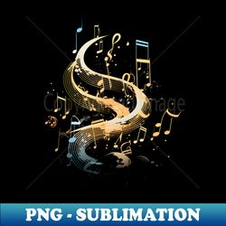 Music Flows - Premium Sublimation Digital Download - Perfect for Sublimation Mastery