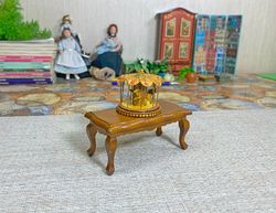 carousel for a dollhouse. 1:12. dollhouse miniature.