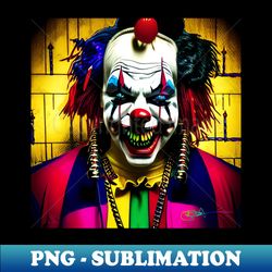 Evil Clown Gangsta 14 - Exclusive PNG Sublimation Download - Bold & Eye-catching