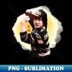 Jackie Chan - Digital Sublimation Download File - Bold & Eye-catching