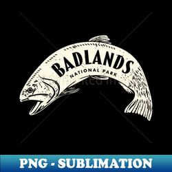 Badlands National Park Fish - Tan - Artistic Sublimation Digital File - Perfect for Creative Projects