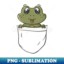 Frog in your pocket - High-Resolution PNG Sublimation File - Boost Your Success with this Inspirational PNG Download