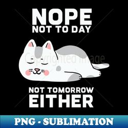 Cat Sleep Funny - Retro PNG Sublimation Digital Download - Unleash Your Creativity