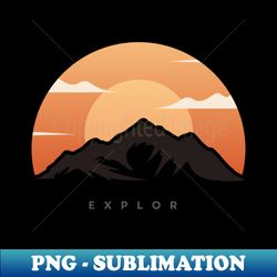 Explore The Nature - Vintage Sublimation PNG Download - Bring Your Designs to Life