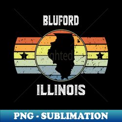 BLUFORD ILLINOIS Vintage Graphic t shirt - BLUFORD Cool Retro Hometown Pride t shirt - ILLINOIS Travel Culture Adventure Sport Team Family Gift shirt - Exclusive Sublimation Digital File - Boost Your Success with this Inspirational PNG Download