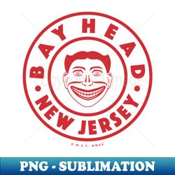 Bay Head New Jersey Circle Red - Premium PNG Sublimation File - Unleash Your Creativity