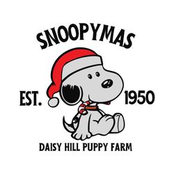 Retro Snoopymas Daisy Hill Puppy Farm 1950 SVG Download