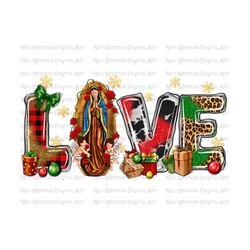 Christmas Lady of Guadalupe with gift boxes png, Virgen de Guadalupe png, Latina Mexican png, Virgin Mary png, sublimate designs download