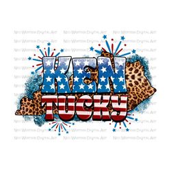Fourth of July Kentucky png sublimation design download, 4th of July png, Independence Day png, USA flag png, sublimate designs download