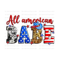 All American babe png sublimation design download, 4th of July png, Independence Day png, western babe png, sublimate designs download