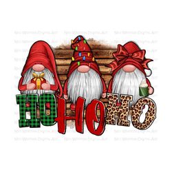 Ho ho ho Christmas gnomes png sublimation design download, Christmas png, gnome png, western Christmas png, sublimate designs download