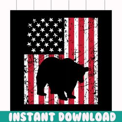 America flag with bear svg, independence day svg, 4th of july svg, bear svg, bear vector, patriotic svg, america flag, i