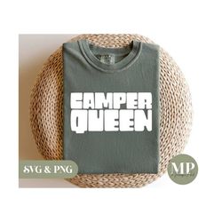 Camper Queen | Funny Camping SVG & PNG