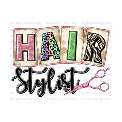 Hair Style png sublimation design download, Hairdresser png, western Hair Style png, Hair Boss png, Hairstylist png, sublimate download
