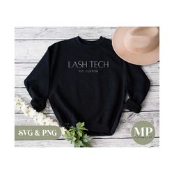 Lash Tech Est. | Custom Lash Tech SVG & PNG