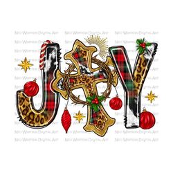 Joy with cross png sublimation design download, Christmas png, Western Christmas cross png, Christmas joy png, sublimate designs download