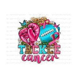 Tackle Cancer png sublimation design download, boxing gloves png, Breast Cancer png, Cancer Awareness png,sublimate designs download