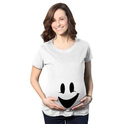 Smiling Ghost Maternity Tshirt