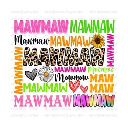 Mawmaw png sublimation design download, western Mawmaw png, Mother's Day png, western patterns png, sublimate designs download