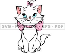 Disney Cat Marie Svg, Kitten Cat Marie Png, Cartoon Customs SVG, EPS, PNG, DXF 152
