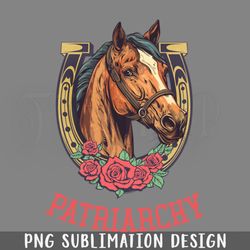 atriarchy Retro Horse PNG Download