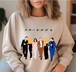 Friends Sweatshirt, Friends Group Hoodie, Friends Characters, Chandler Bing Shirt, Cute Friends Shirt, 90s Sitcom