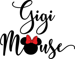 Gigi mouse Svg, Disney family Svg, Minnie Svg, Minnie Mouse Svg, Mickey Svg, Disney Svg, Mickey Face Svg, Cut file