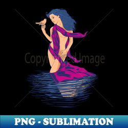 Lonely girl - Premium PNG Sublimation File - Bring Your Designs to Life