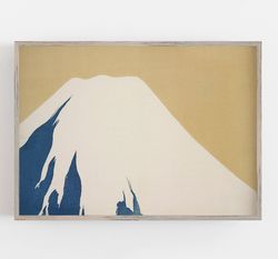 Mount Fuji Wall Art  Vintage Wall Art  Japanese Wall Art  Asian Wall Decor  Minimalist Art  Digital DOWNLOAD  PRINTABLE