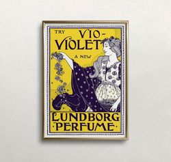 Vintage Perfume Advertisement, Victorian Woman Portrait, Vintage Wall Art, Art Nouveau, Vintage Poster, DIGITAL DOWNLOAD