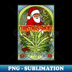cannabis christmas celebration 31 - vintage sublimation png download - vibrant and eye-catching typography