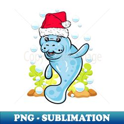 Cute Manatee - Instant PNG Sublimation Download - Spice Up Your Sublimation Projects