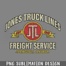 Jones Truck Lines Freight Service 1918 PNG Download